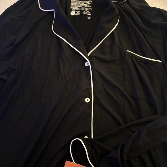 State of Day Notched-Collar Sleepshirt Black XL NWT - Picture 4 of 6